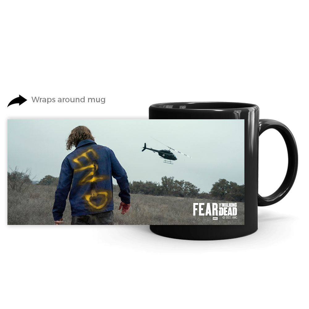 Fear The Walking Dead End Graffiti Black Mug