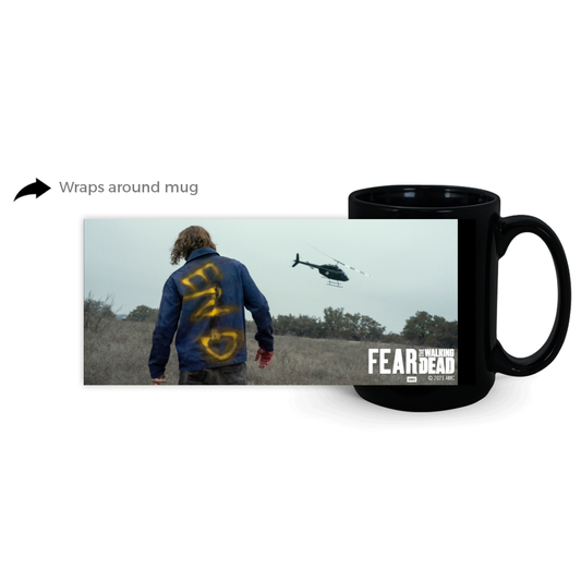 Fear The Walking Dead End Graffiti Black Mug-0