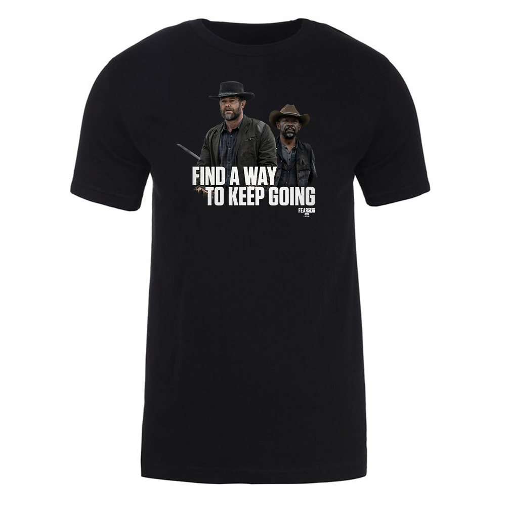 Fear The Walking Dead Keep Going Adult Short Sleeve T-Shirt