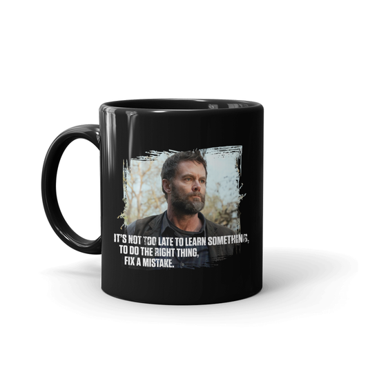 Fear The Walking Dead John Not Too Late Black Mug-2