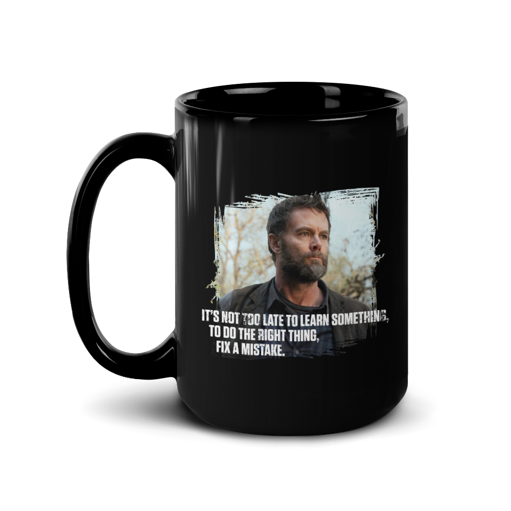 Fear The Walking Dead John Not Too Late Black Mug