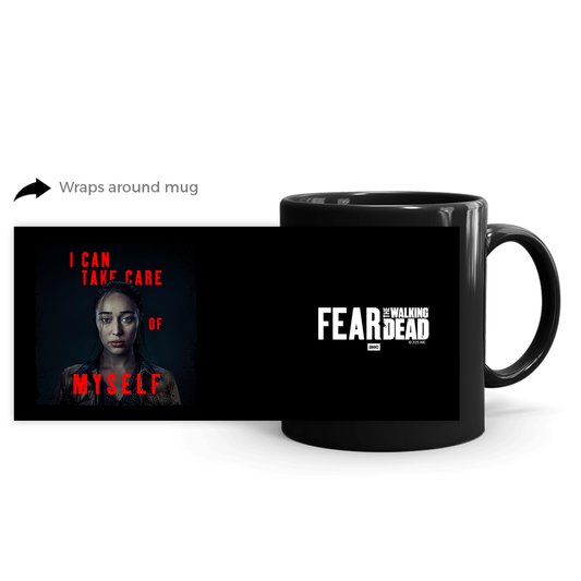 Fear The Walking Dead Season 6 Alicia Quote Black Mug-2