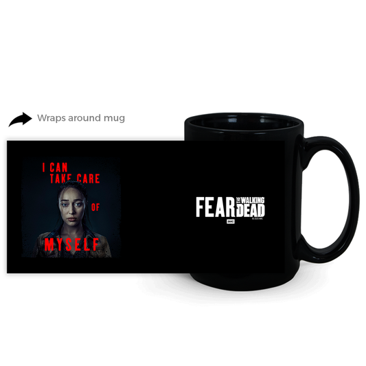 Fear The Walking Dead Season 6 Alicia Quote Black Mug-0