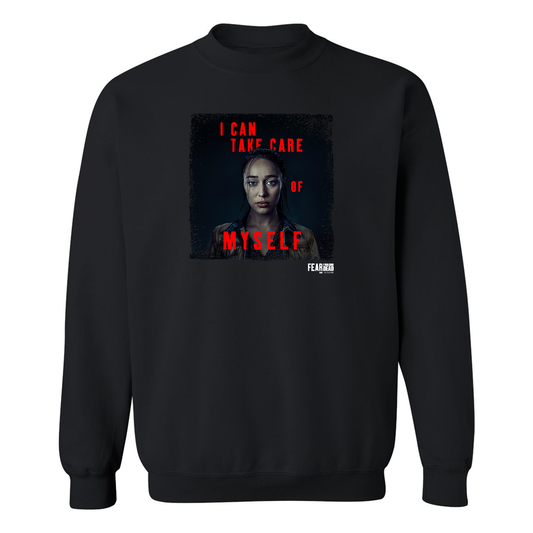 Fear The Walking Dead Season 6 Alicia Quote Fleece Crewneck Sweatshirt-0