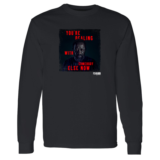 Fear The Walking Dead Season 6 Morgan Quote Adult Long Sleeve T-Shirt-0