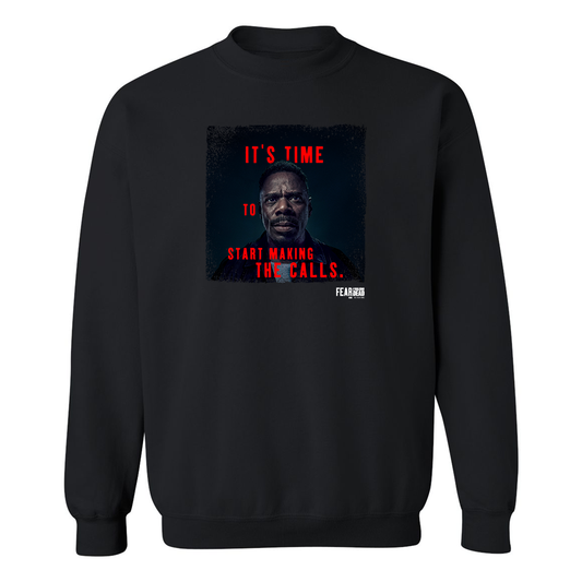 Fear The Walking Dead Season 6 Strand Quote Fleece Crewneck Sweatshirt-0