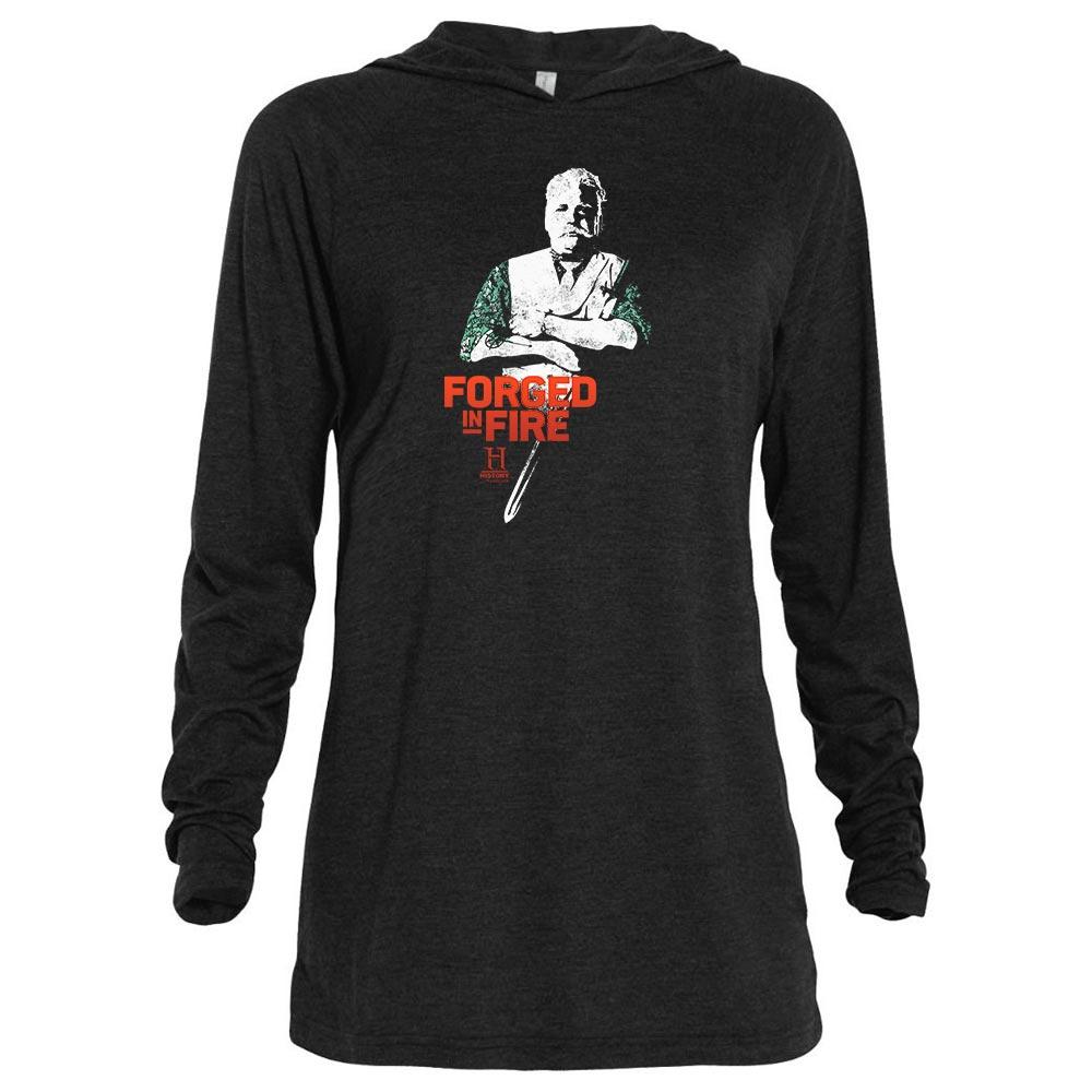 HISTORY Forged In Fire Series David Tri-blend Raglan Hoodie