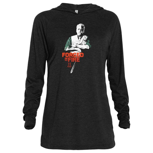 HISTORY Forged In Fire Series David Tri-blend Raglan Hoodie
