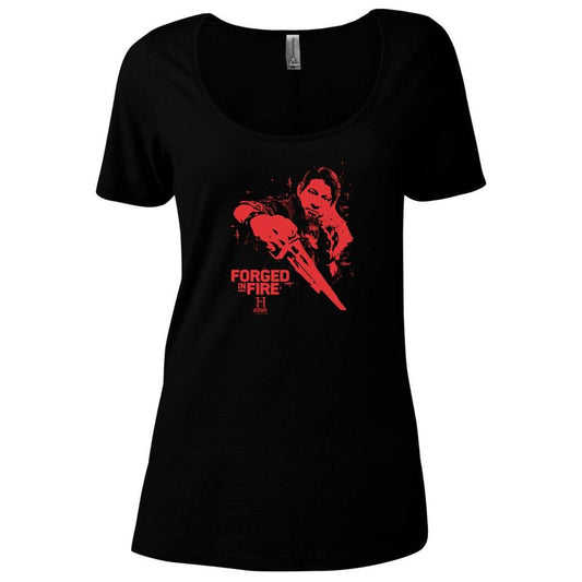 HISTORY Forged In Fire Series Doug Women's Relaxed Scoop Neck T-Shirt