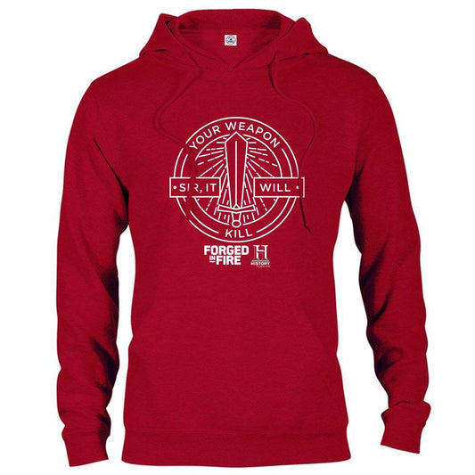 HISTORY Forged In Fire Series It Will Kill Hooded Sweatshirt