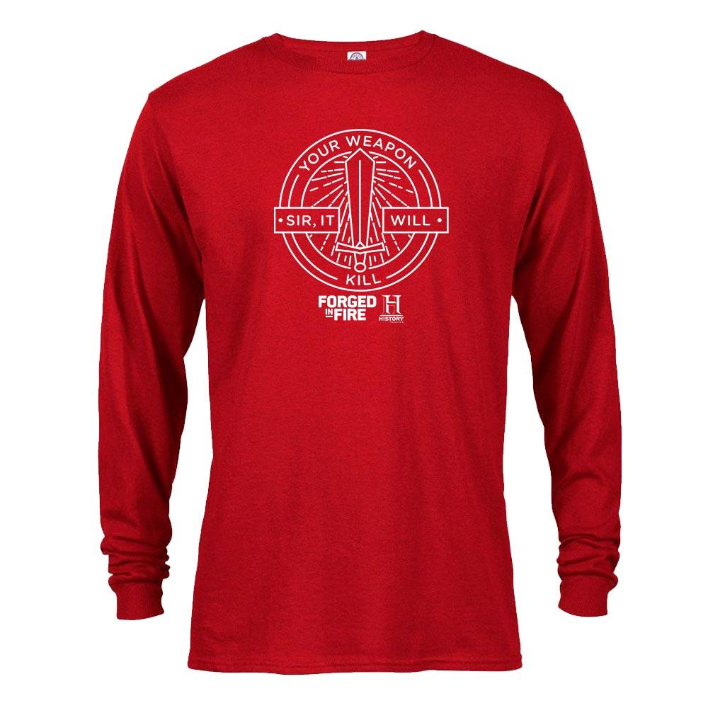 HISTORY Forged In Fire Series It Will Kill Long Sleeve T-Shirt