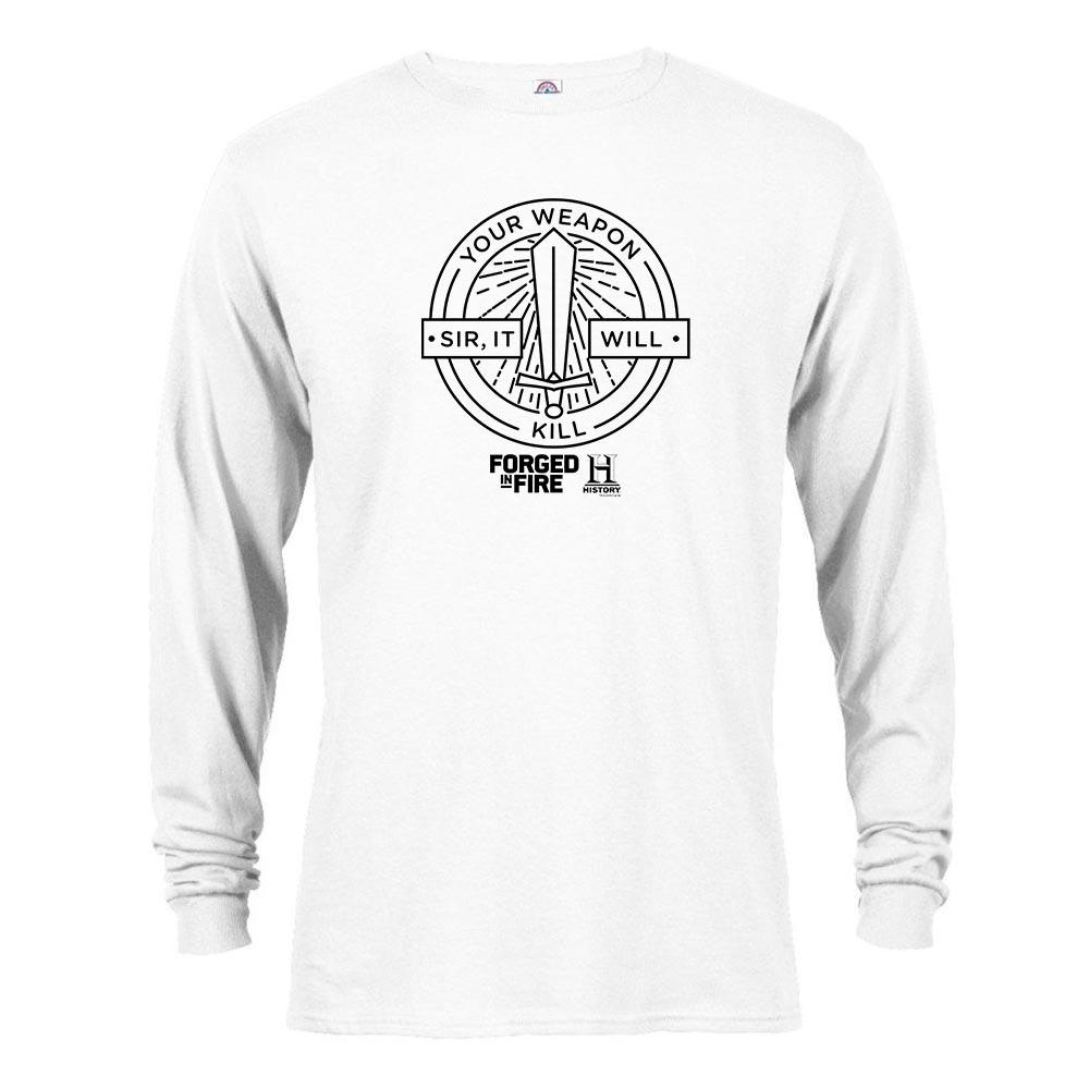 HISTORY Forged In Fire Series It Will Kill Long Sleeve T-Shirt