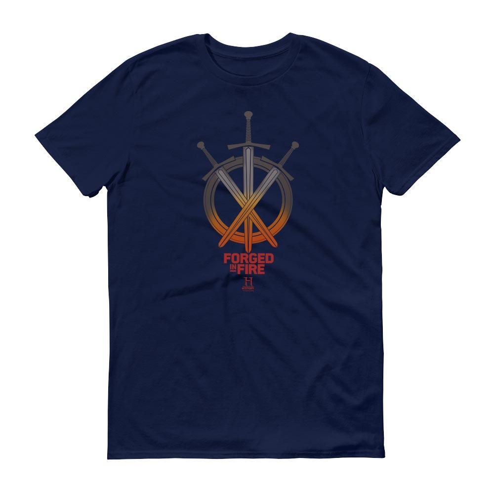 HISTORY Forged In Fire Series Swords Men's Short Sleeve T-Shirt