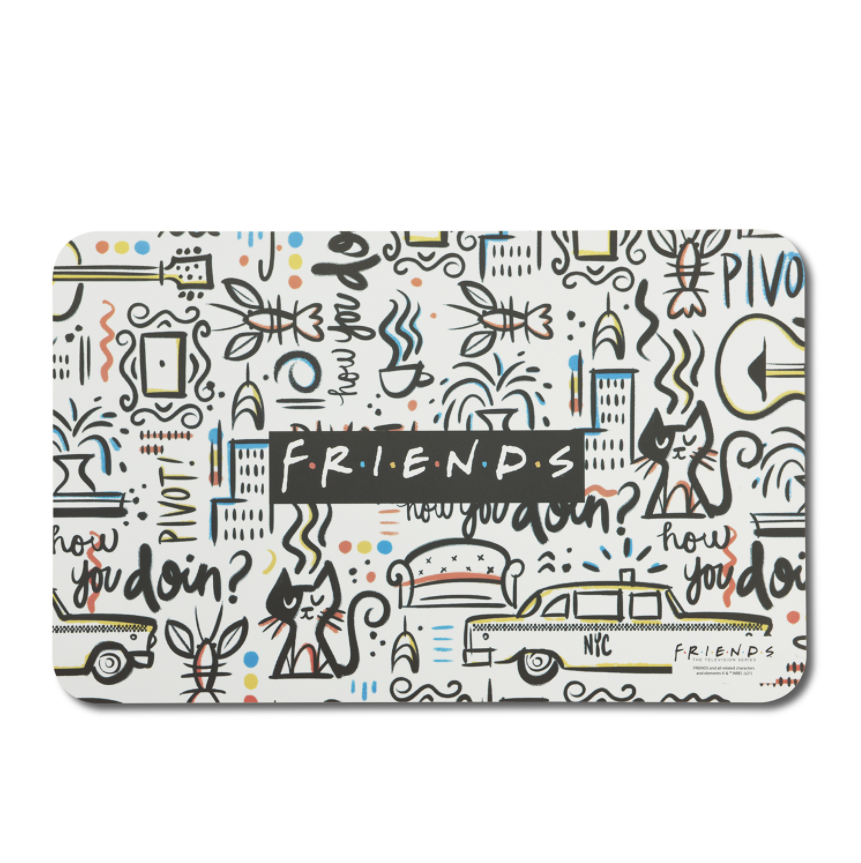 Friends City Doodle Placemat