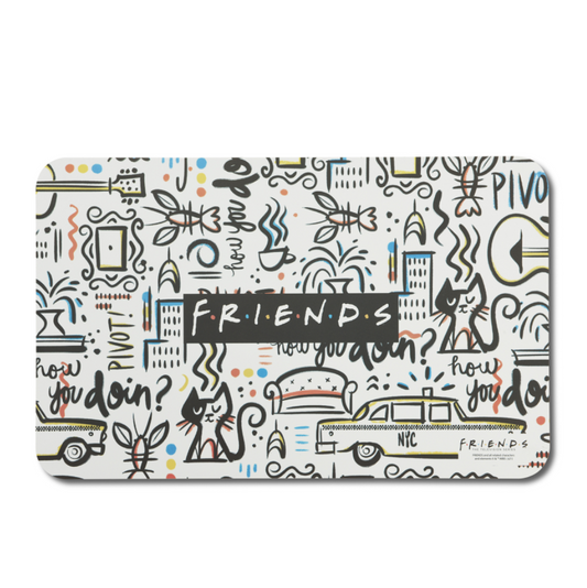 Friends City Doodle Placemat-0