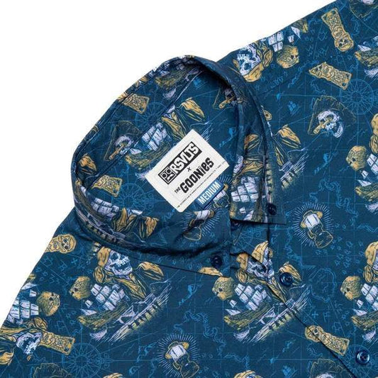 The Goonies Never Say Die Button Down Shirt-2