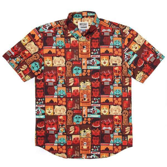 The Goonies Tiki Button Down Shirt-0