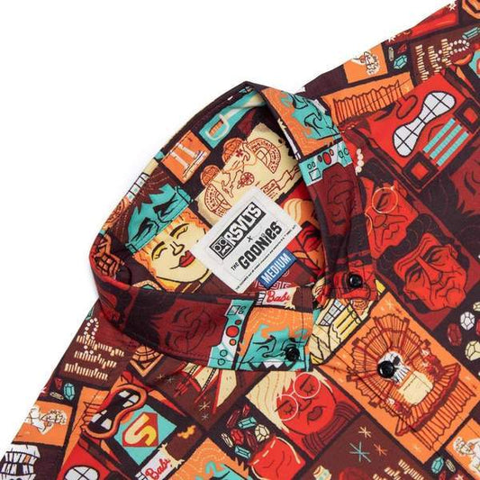 The Goonies Tiki Button Down Shirt-2