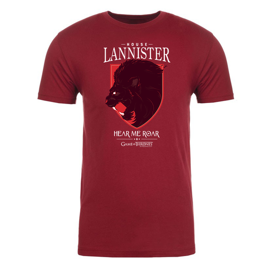 Game of Thrones House Lannister Adult Short Sleeve T-Shirt-0