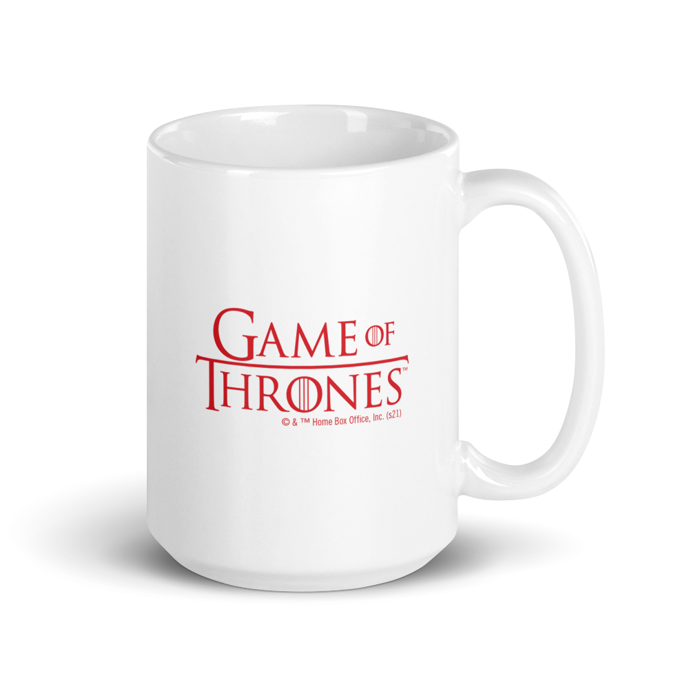 Game of Thrones House Lannister White Mug