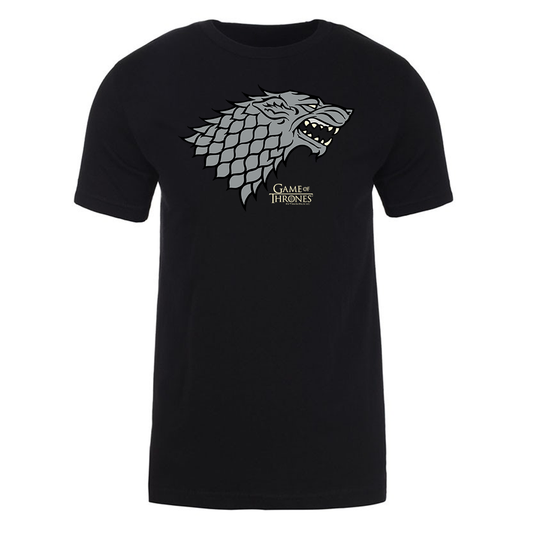 Game of Thrones House Stark Sigil Adult Short Sleeve T-Shirt-1