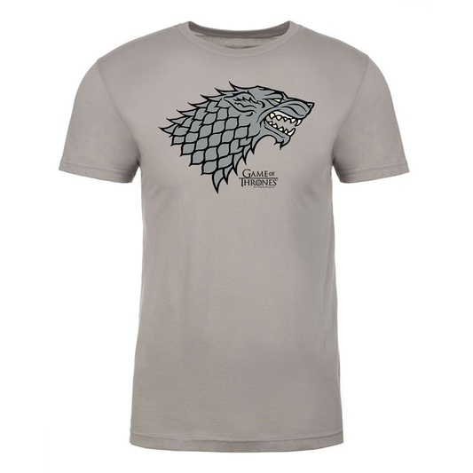 Game of Thrones House Stark Sigil Adult Short Sleeve T-Shirt-2