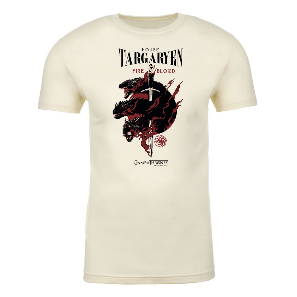 Game of Thrones House Targaryen Adult Short Sleeve T-Shirt