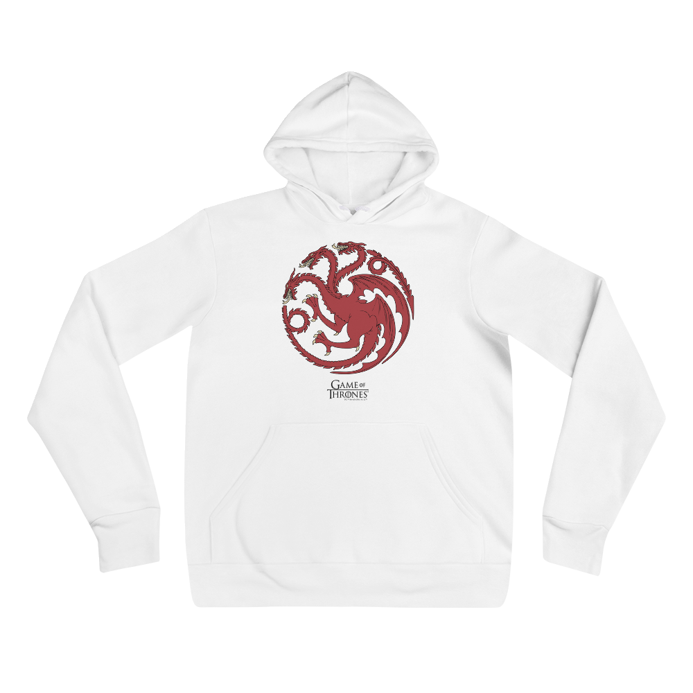 Game of Thrones House Targaryen Sigil Adult Fleece Hooded Sweatshirt