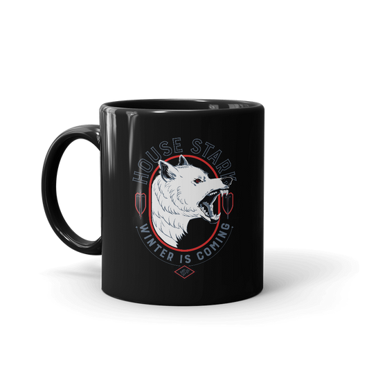 Game of Thrones House Stark Winter Is Coming White Mug-0