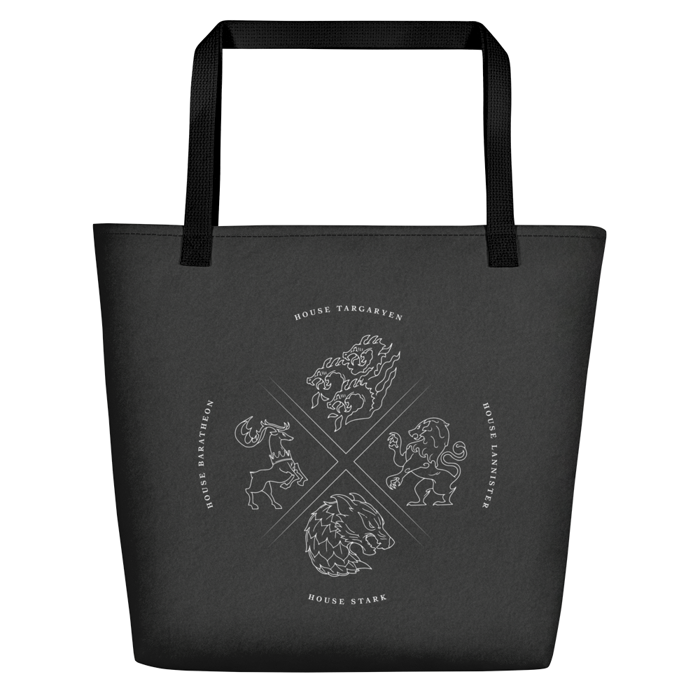 Game of Thrones House Symbols Beach Bag