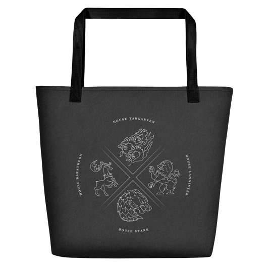 Game of Thrones House Symbols Beach Bag-0