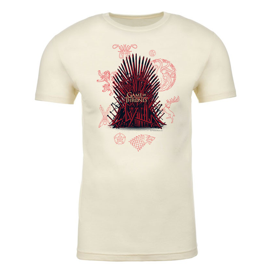 Game of Thrones Iron Throne Adult Short Sleeve T-Shirt-0