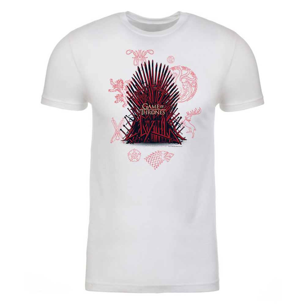 Game of Thrones Iron Throne Adult Short Sleeve T-Shirt