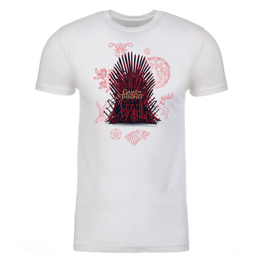 Game of Thrones Iron Throne Adult Short Sleeve T-Shirt-2