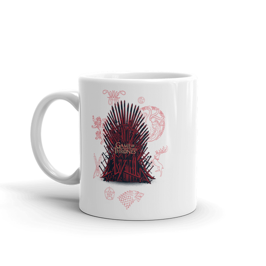 Game of Thrones Iron Throne White Mug-1