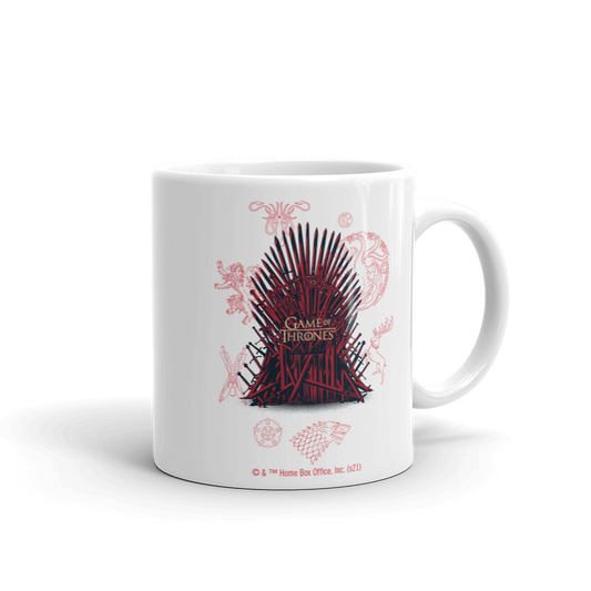 Game of Thrones Iron Throne White Mug-0