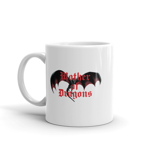 Game of Thrones Mother of Dragons White Mug-0