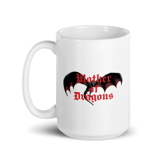 Game of Thrones Mother of Dragons White Mug-2