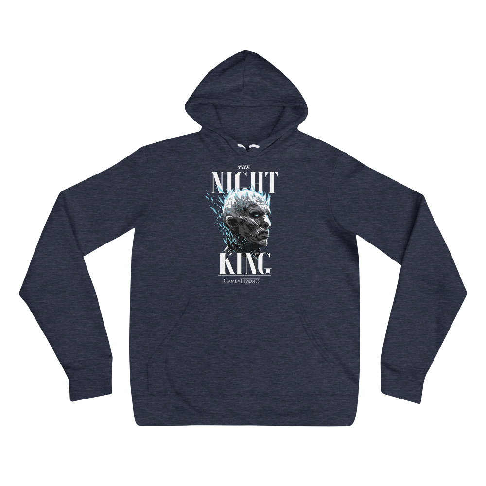 Game of Thrones The Night King Adult Fleece Hooded Sweatshirt Navy