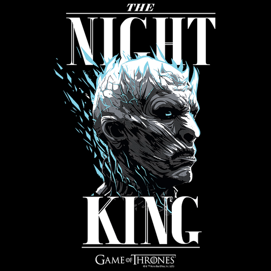 Game of Thrones The Night King Adult Fleece Hooded Sweatshirt Black-1