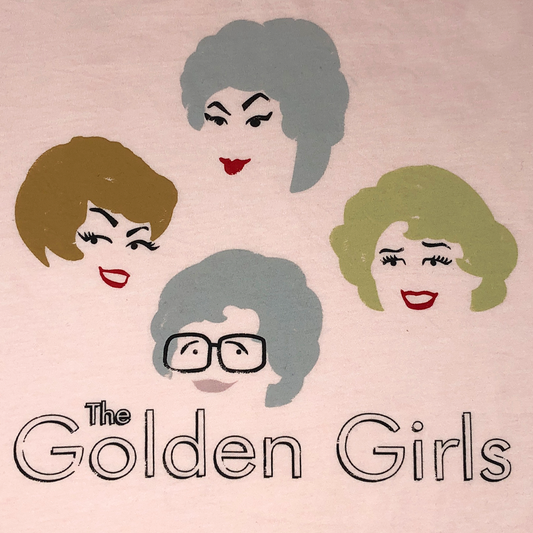 The Golden Girls Retro Pink Tee-1