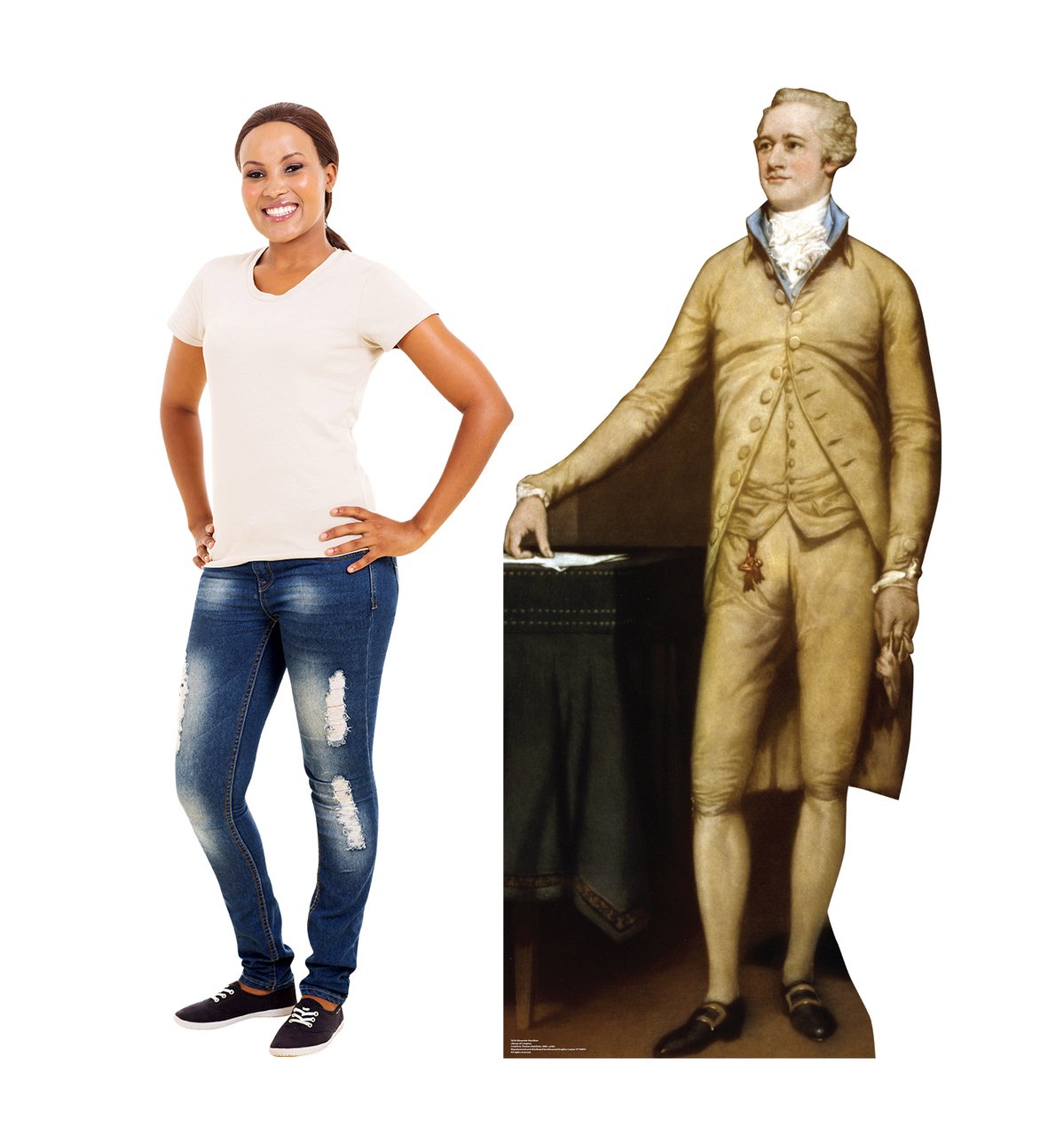 HISTORY Alexander Hamilton Standee