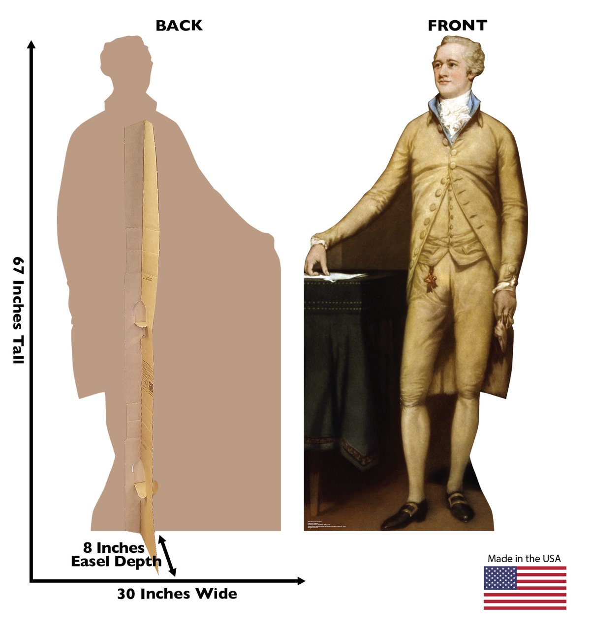 HISTORY Alexander Hamilton Standee