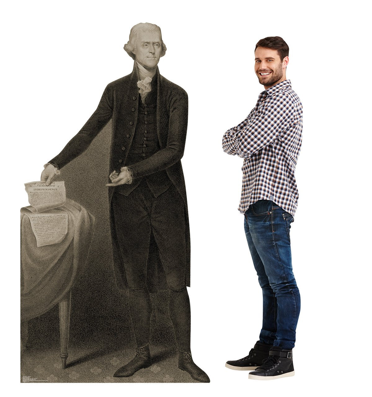 HISTORY Thomas Jefferson Standee