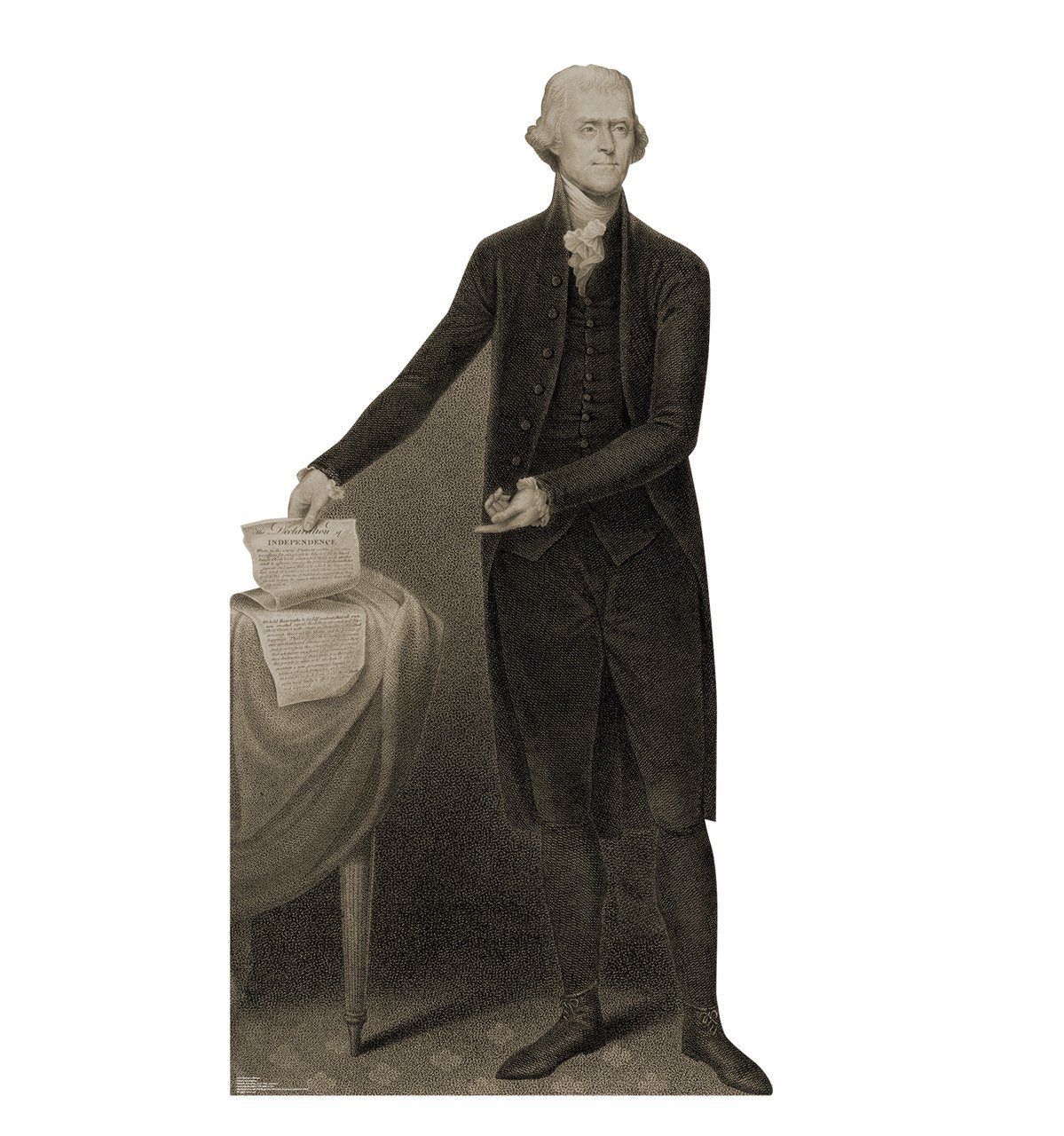 HISTORY Thomas Jefferson Standee