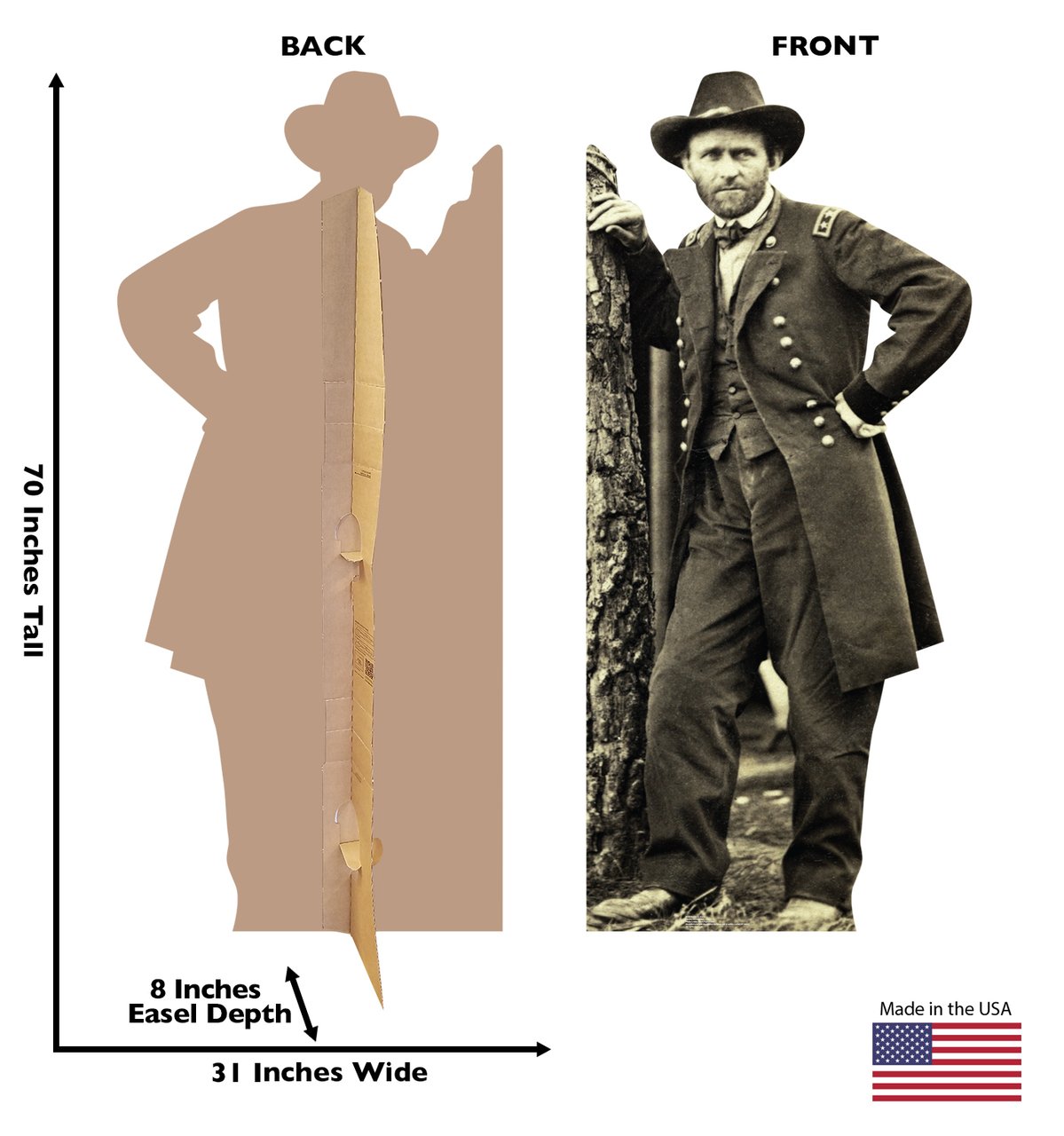 HISTORY Ulysses S. Grant Standee