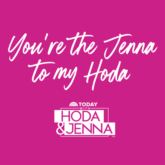 TODAY with Hoda & Jenna You Are The Jenna To My Hoda Laser Engraved Wine Tumbler with Straw-1