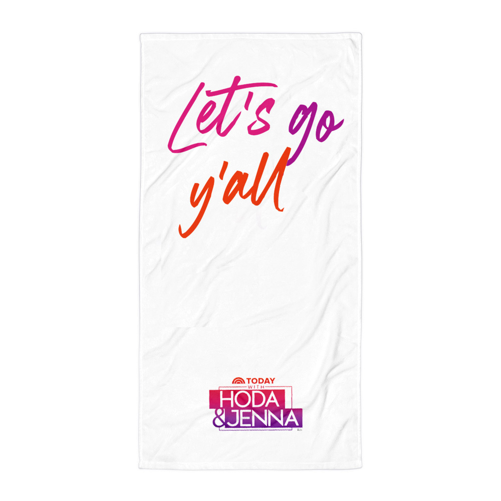 TODAY Show With Hoda & Jenna Let's Go Y'all Beach Towel