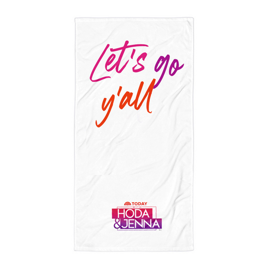 TODAY Show With Hoda & Jenna Let's Go Y'all Beach Towel-0