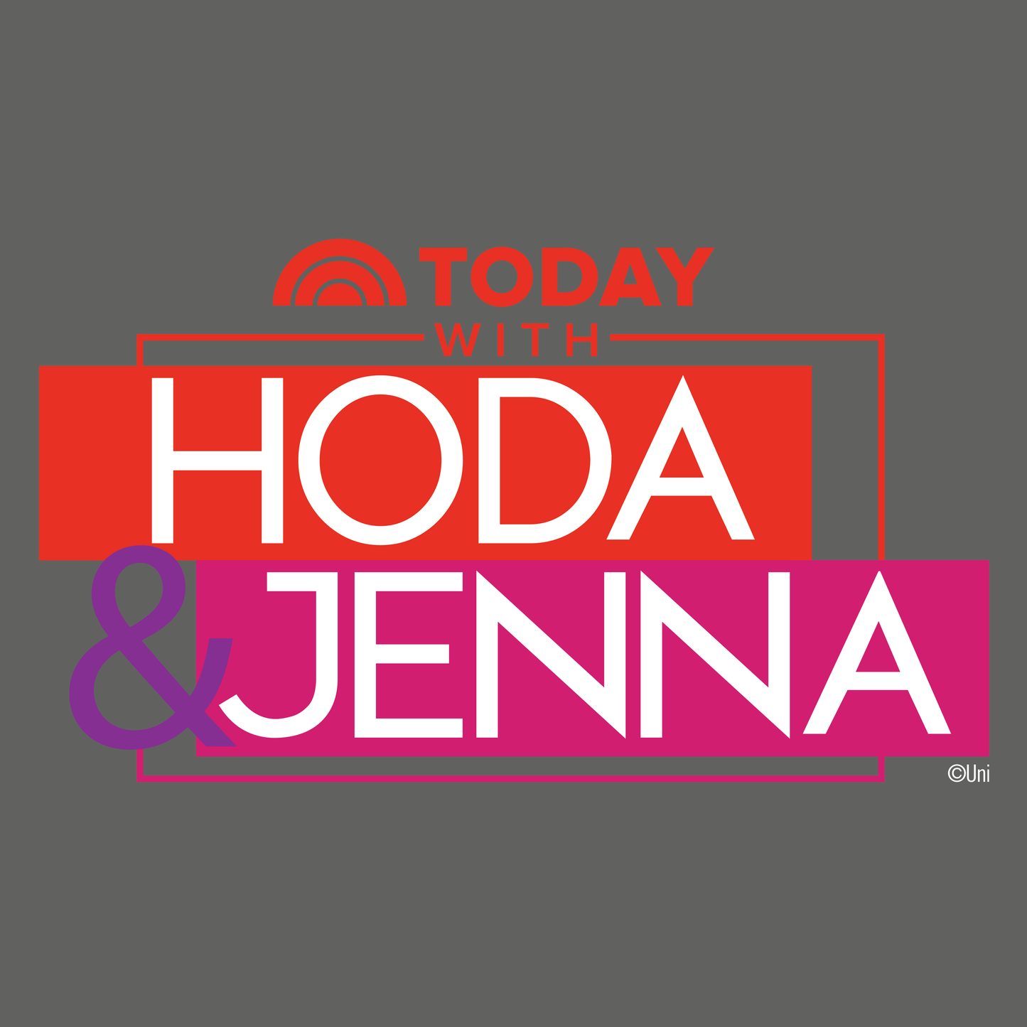 TODAY Show With Hoda & Jenna Women's Tri-Blend Racerback Tank Top